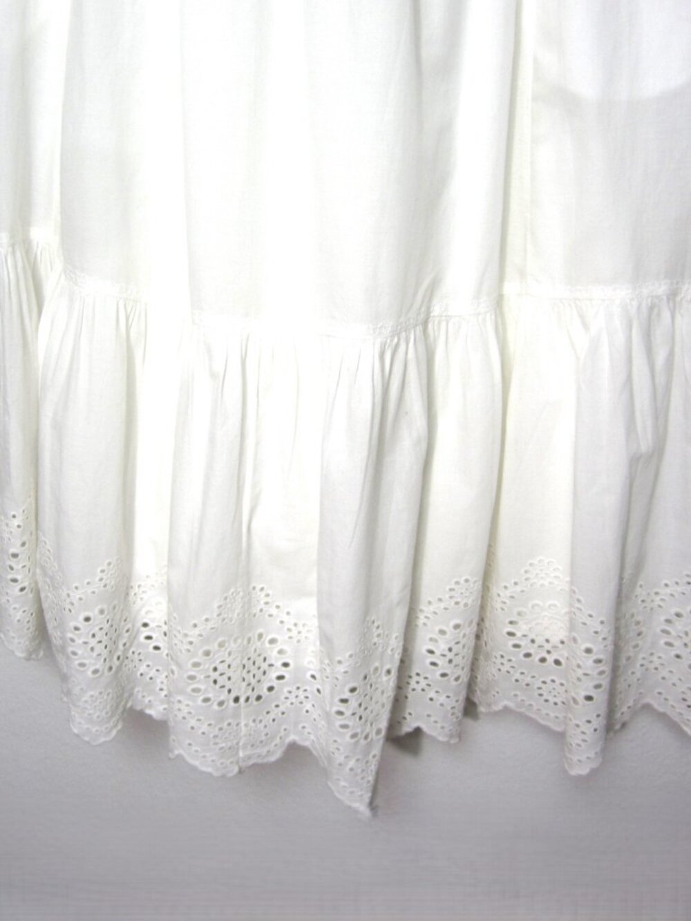 Torrid Size 2 18 20 NEW Spaghetti Strap White Eyelet Midi Dress Cotton Plus 2X - Picture 7 of 14